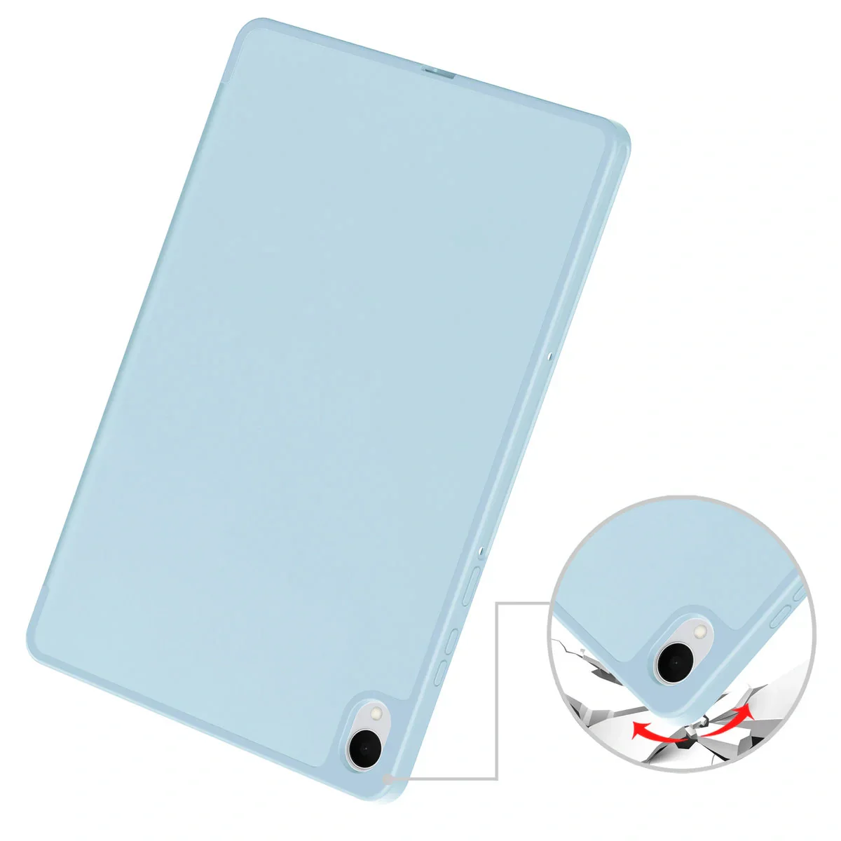 Schutzhülle mit Klappe für Galaxy Tab S11, Bizon Case Tab Lizard, Hellblau - Image 3