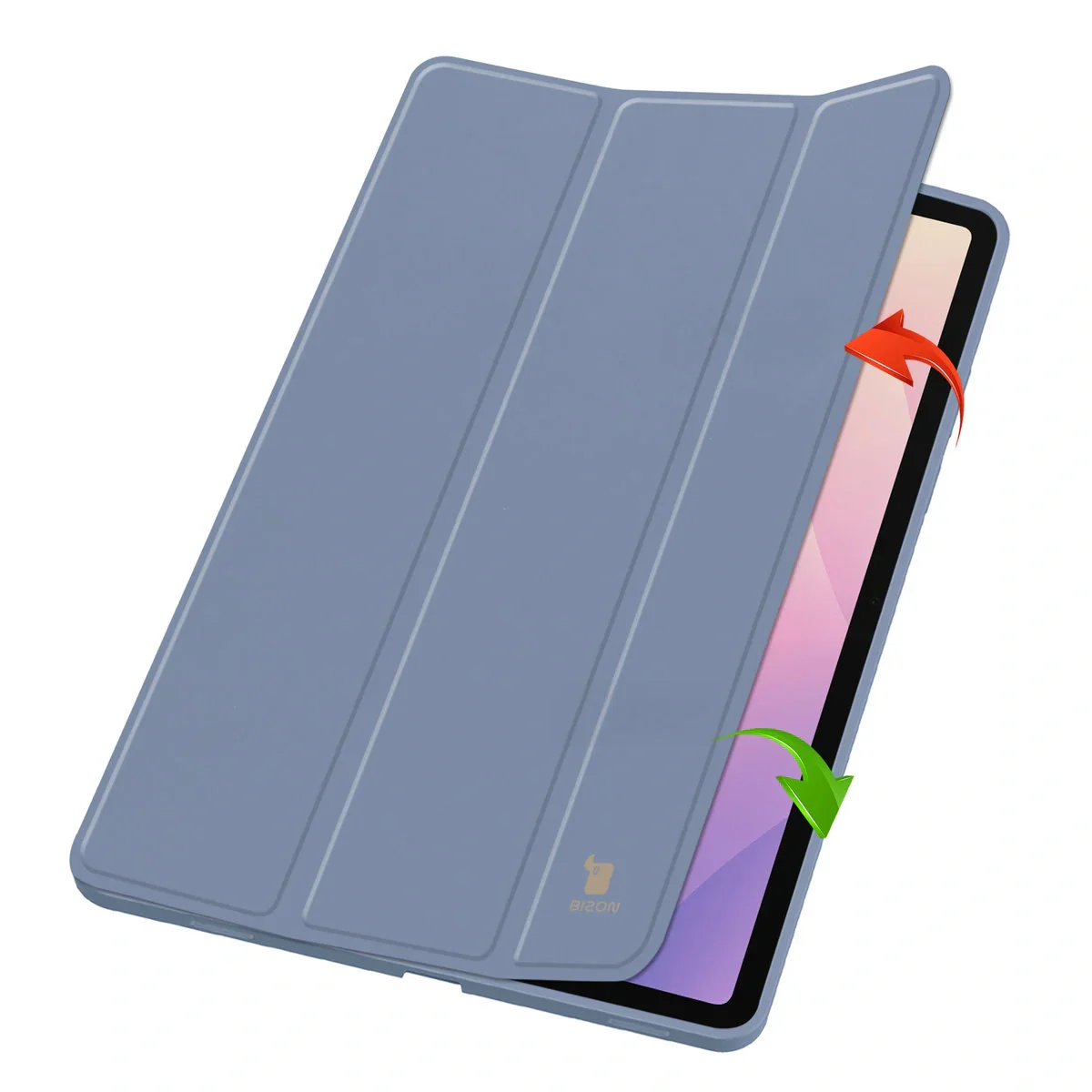 Schutzhülle mit Klappe für Galaxy Tab S11, Bizon Case Tab Lizard, Lavendel - Image 2