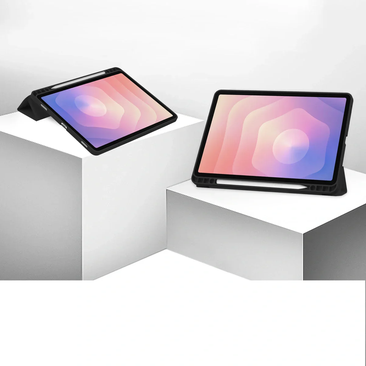 Schutzhülle mit Klappe für Galaxy Tab S11, Bizon Case Tab Lizard, Schwarz - Image 5