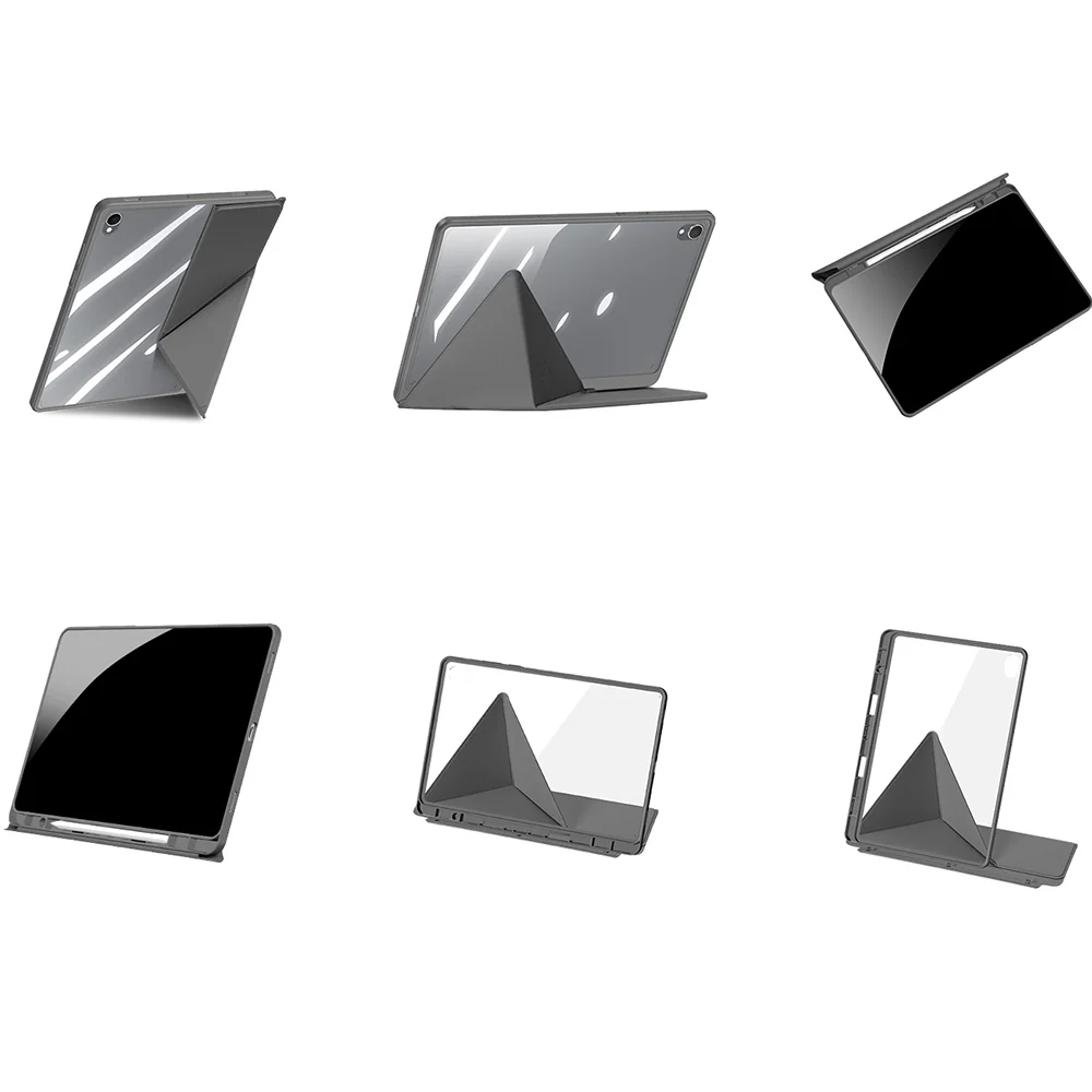Schutzhülle mit Klappe für Galaxy Tab S11, Dux Ducis Magi, Transparent-Grau - Image 7
