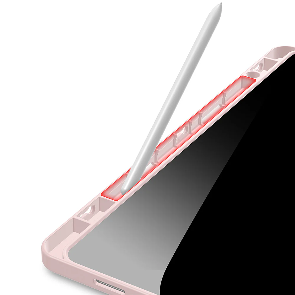 Schutzhülle mit Klappe für Galaxy Tab S11, Dux Ducis Magi, Transparent-Rosa - Image 5