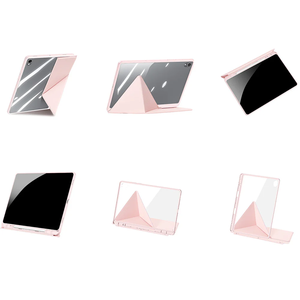 Schutzhülle mit Klappe für Galaxy Tab S11, Dux Ducis Magi, Transparent-Rosa - Image 6