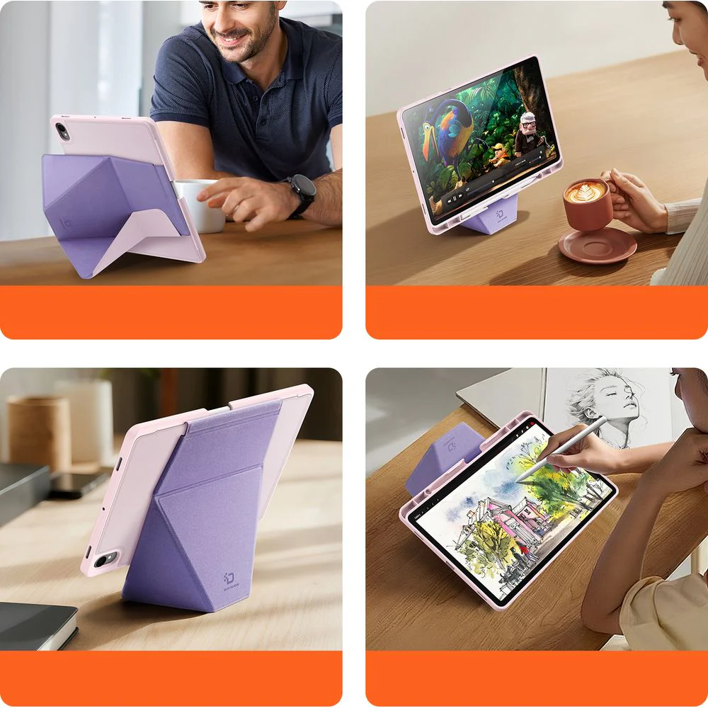 Schutzhülle mit Klappe für Galaxy Tab S11, Dux Ducis Vers, Rosa - Image 2