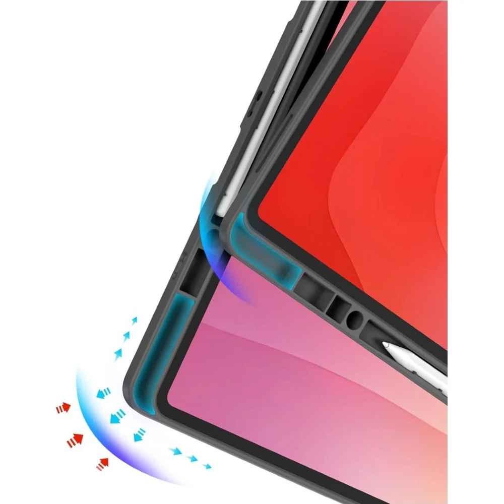 Schutzhülle mit Klappe für Galaxy Tab S11 Ultra, Dux Ducis Magi, Transparent-Grau - Image 5