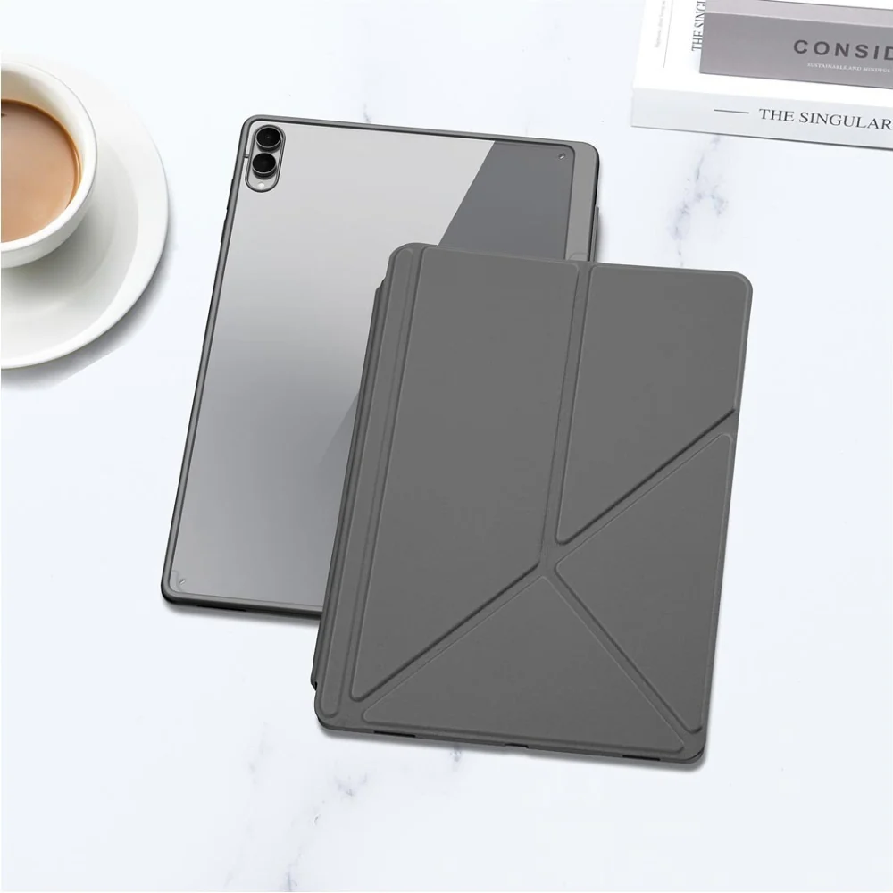 Schutzhülle mit Klappe für Galaxy Tab S11 Ultra, Dux Ducis Magi, Transparent-Grau - Image 8