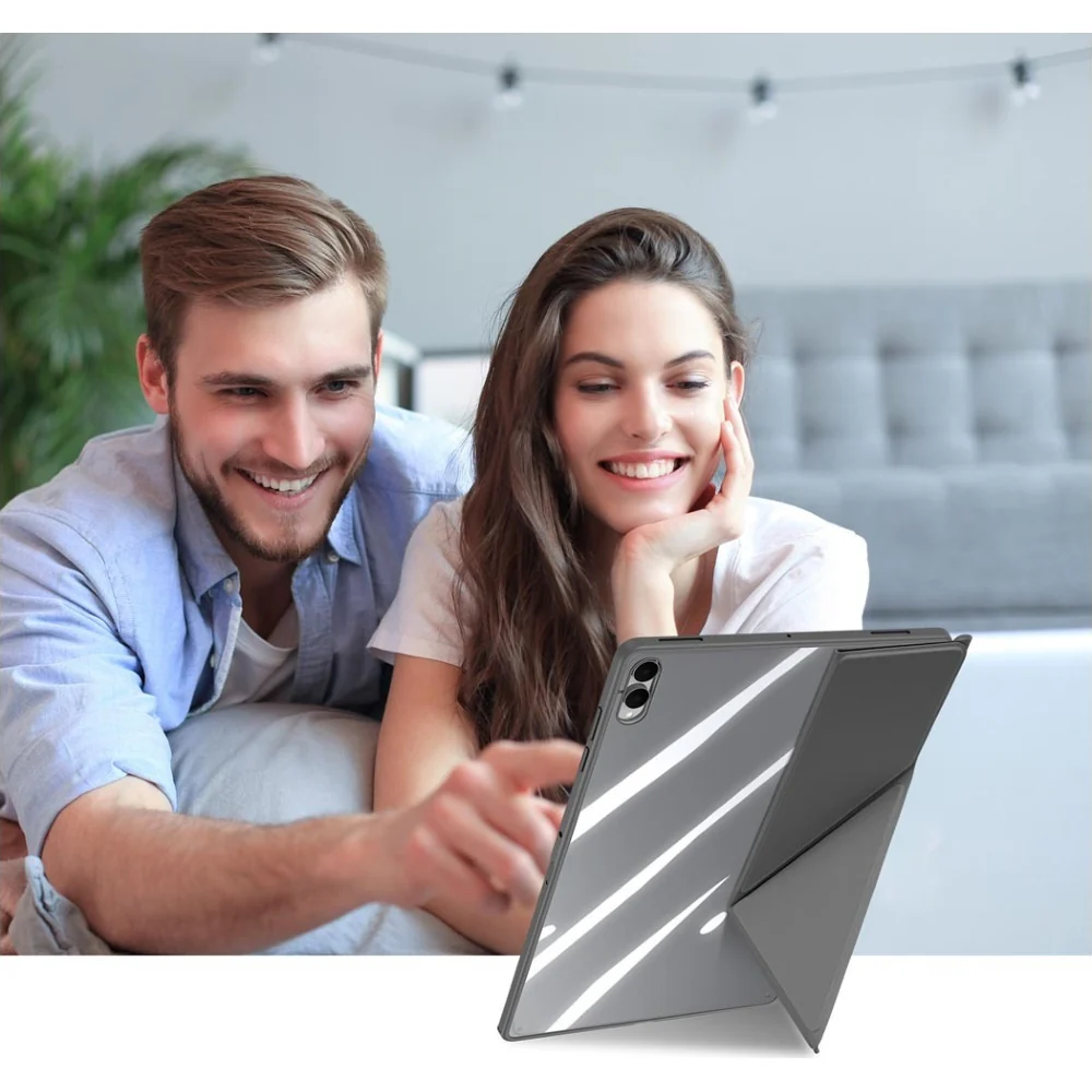 Schutzhülle mit Klappe für Galaxy Tab S11 Ultra, Dux Ducis Magi, Transparent-Grau - Image 9