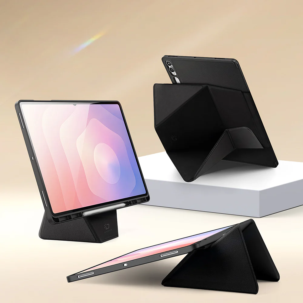 Schutzhülle mit Klappe für Galaxy Tab S11 Ultra / S10 Ultra / S9 Ultra, Dux Ducis Vers, Schwarz - Image 3