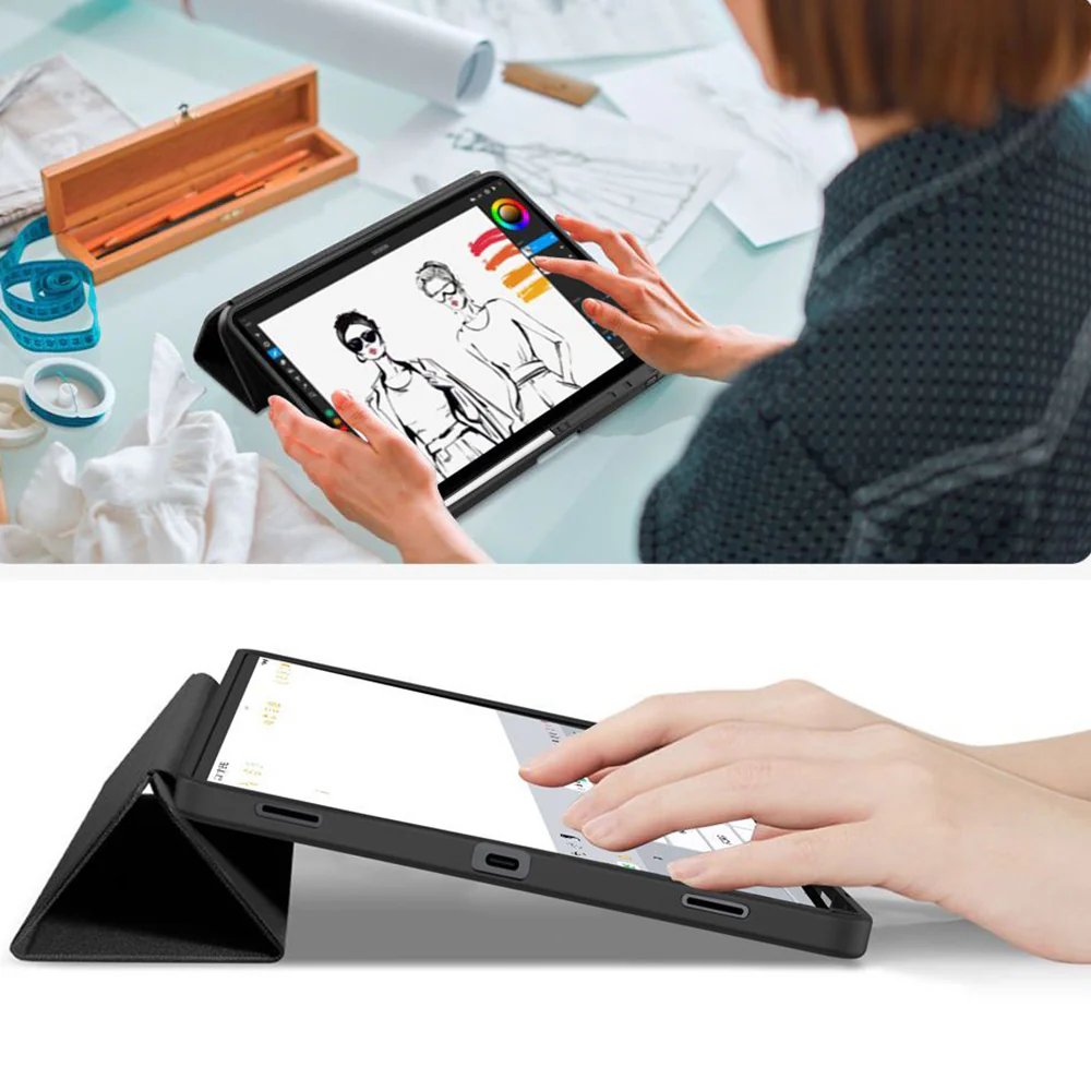 Schutzhülle mit Klappe für Galaxy Tab S11 Ultra / S10 Ultra / S9 Ultra / S8 Ultra, Tech-Protect SC Pen, Schwarz - Image 9