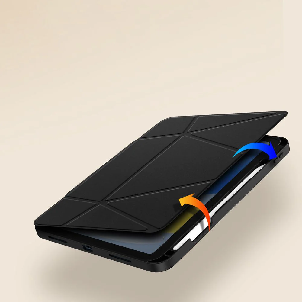 Schutzhülle mit Klappe für iPad 11 / 10 gen. 2025 / 2022, Dux Ducis Vers, Schwarz - Image 10