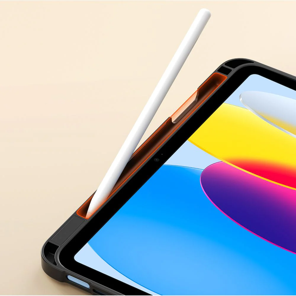 Schutzhülle mit Klappe für iPad 11 / 10 gen. 2025 / 2022, Dux Ducis Vers, Schwarz - Image 3