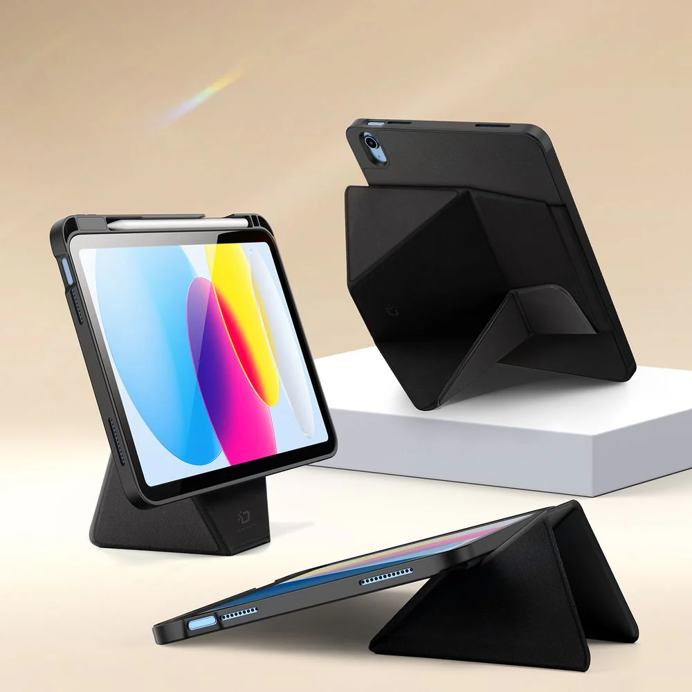 Schutzhülle mit Klappe für iPad 11 / 10 gen. 2025 / 2022, Dux Ducis Vers, Schwarz - Image 6