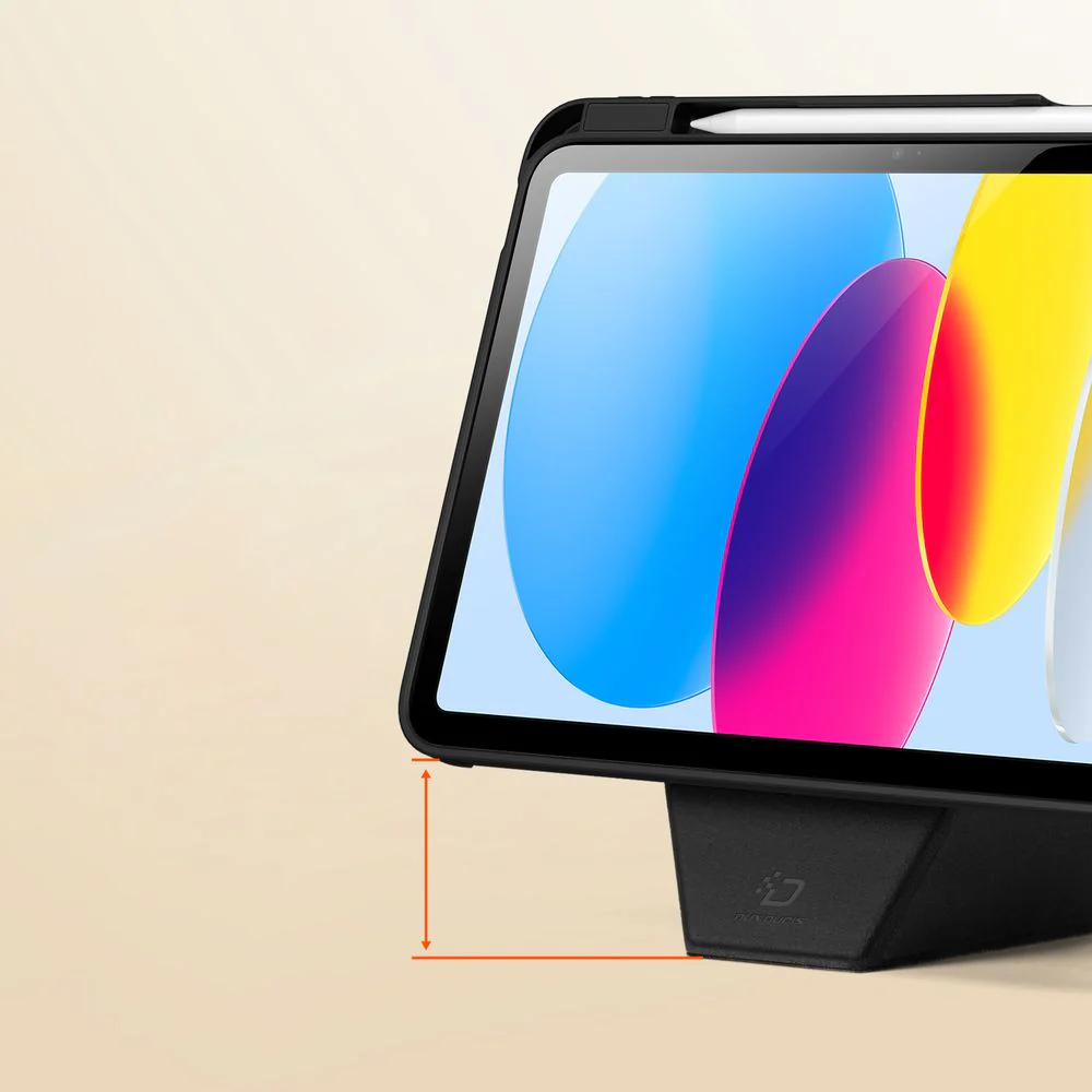 Schutzhülle mit Klappe für iPad 11 / 10 gen. 2025 / 2022, Dux Ducis Vers, Schwarz - Image 7