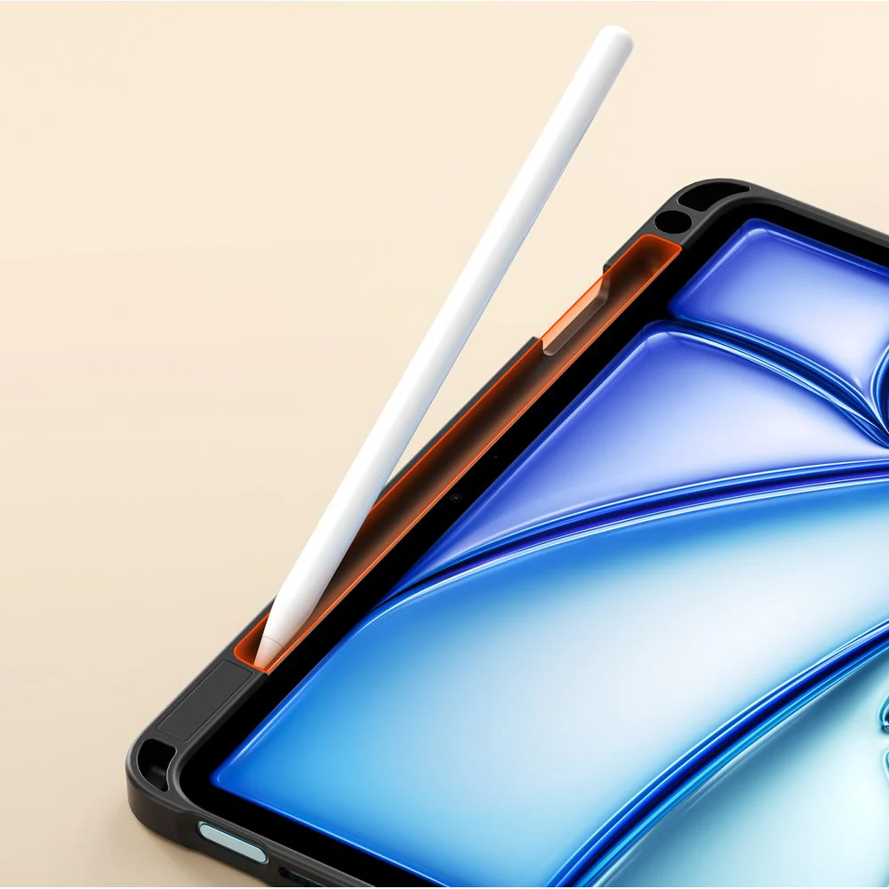 Schutzhülle mit Klappe für iPad Air 11" / 10.9" 2020-2026 / Pro 11" 2018-2022, Dux Ducis Vers, Schwarz - Image 3