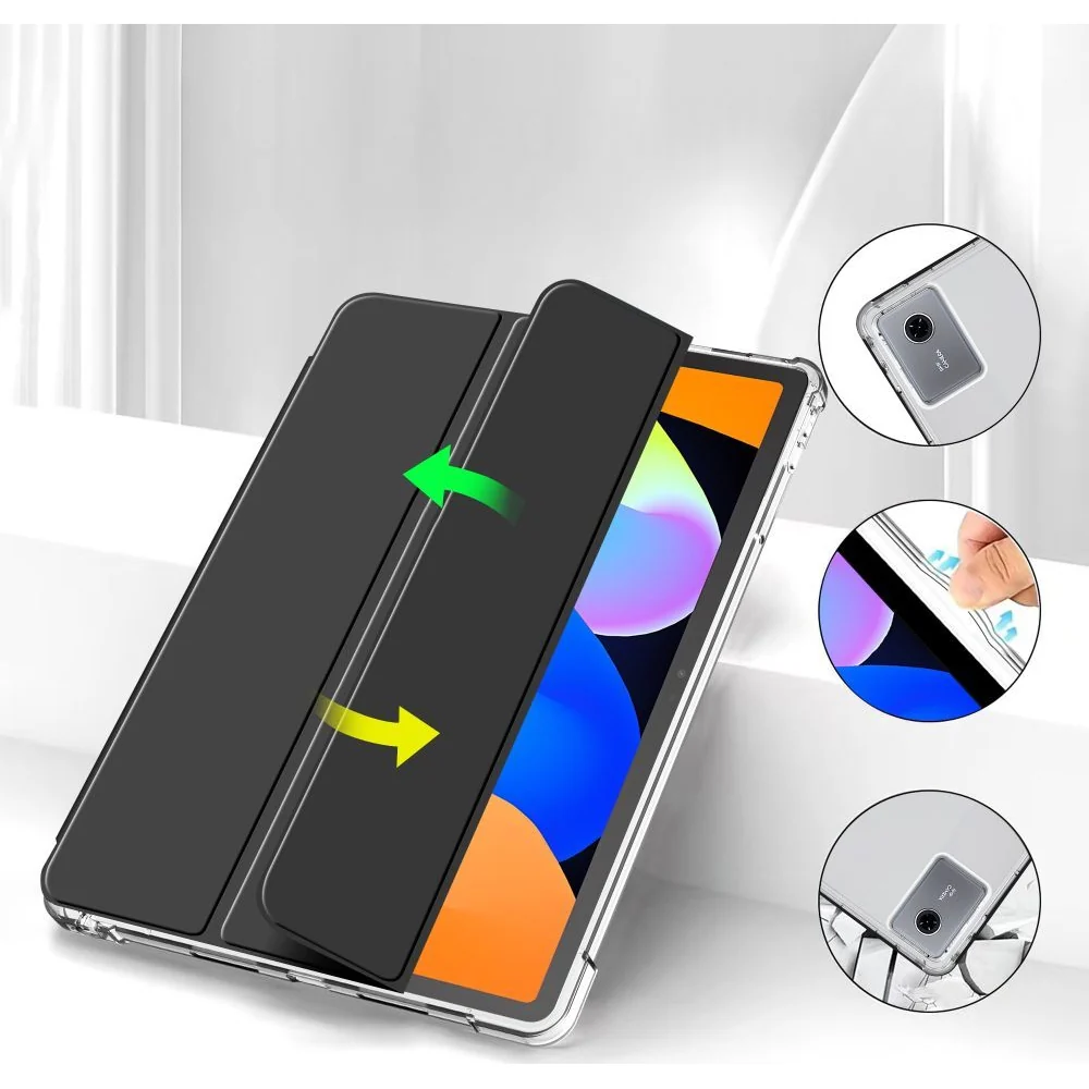 Schutzhülle mit Klappe für Lenovo Idea Tab 11, Tech-Protect SC Pen Hybrid, Schwarz - Image 9