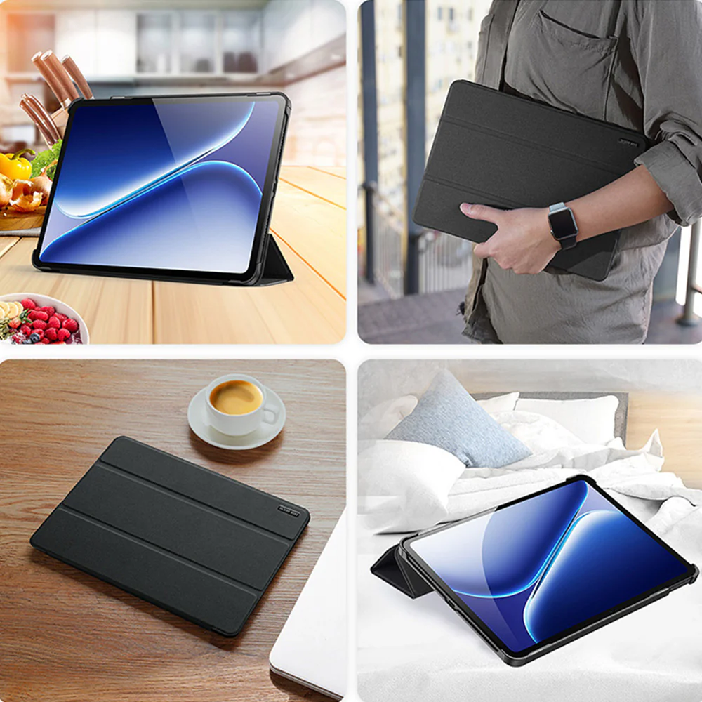 Schutzhülle mit Klappe für OnePlus Pad Go 2, Dux Ducis Domo, Schwarz - Image 9