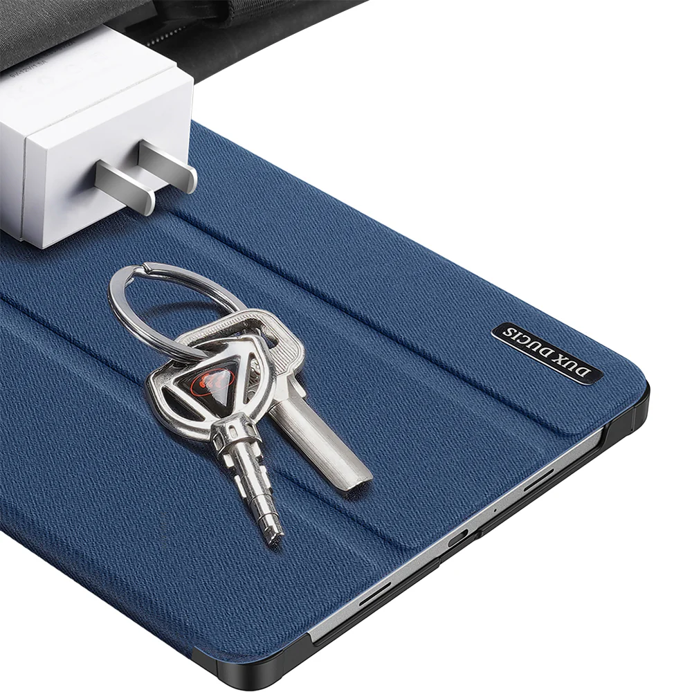 Schutzhülle mit Klappe für OnePlus Pad Lite / Oppo Pad SE, Dux Ducis Domo, Blau - Image 4