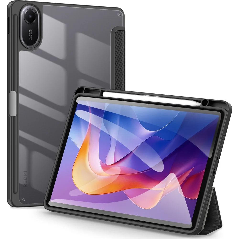 Schutzhülle mit Klappe für Xiaomi Redmi Pad 2, Dux Ducis Toby, Schwarz - Image 2