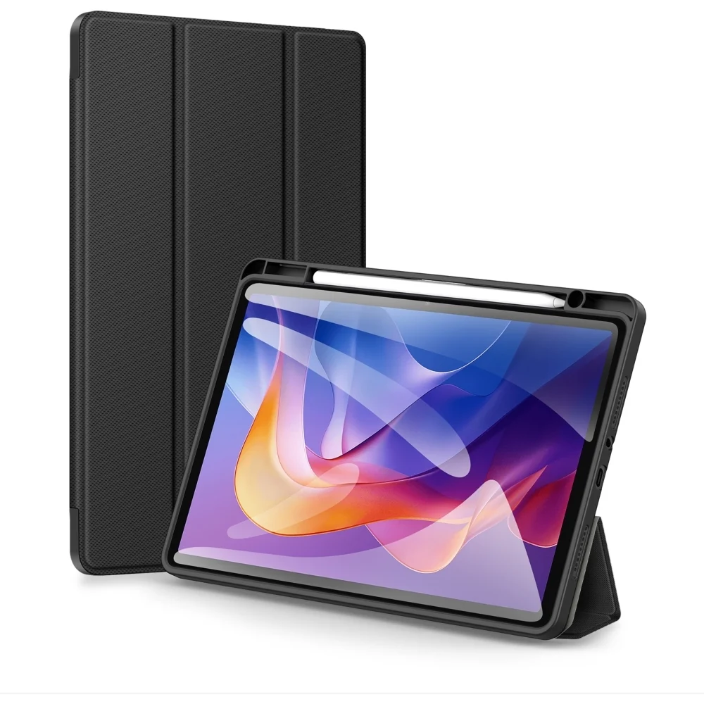Schutzhülle mit Klappe für Xiaomi Redmi Pad 2, Dux Ducis Toby, Schwarz - Image 3