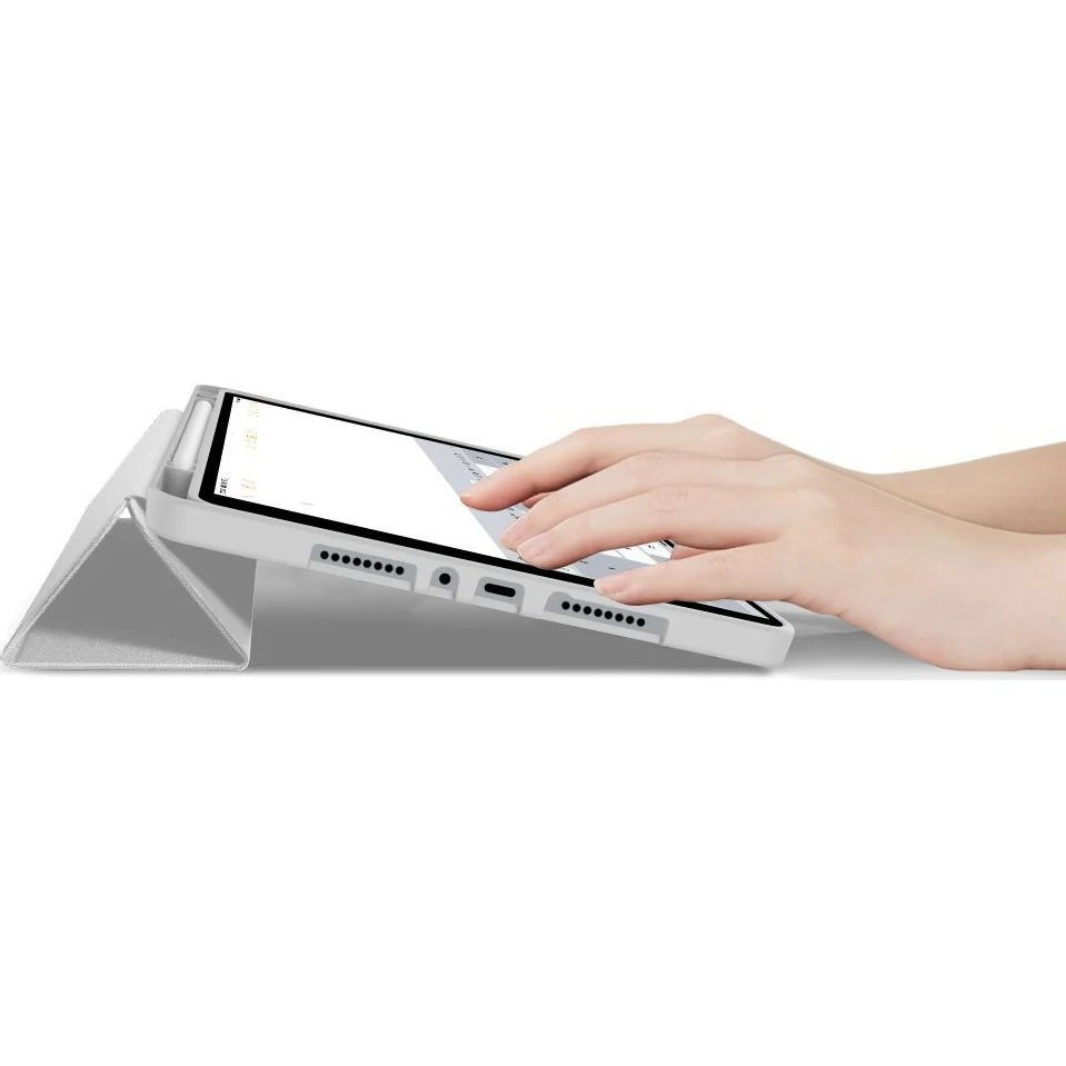 Schutzhülle mit Klappe für Xiaomi Redmi Pad 2 Pro, Tech-Protect SC Pen, Grau - Image 8