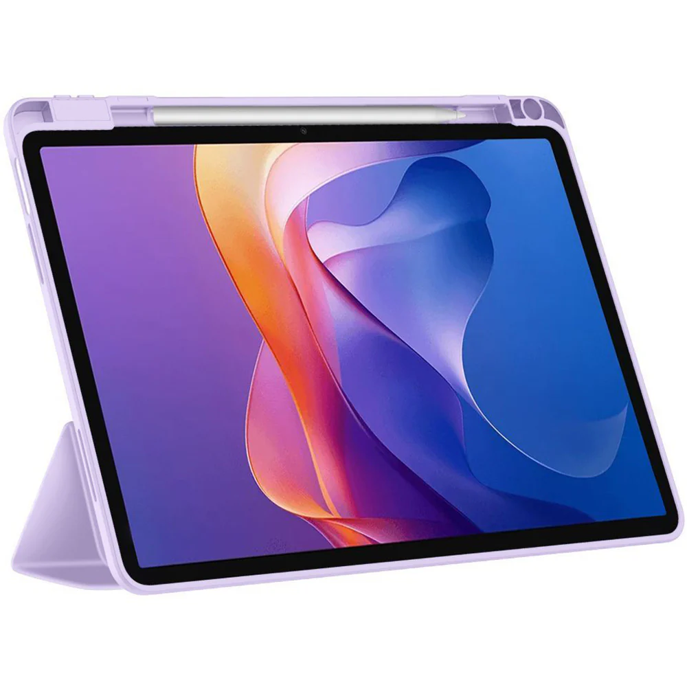 Schutzhülle mit Klappe für Xiaomi Redmi Pad 2, Tech-Protect SC Pen, Violett - Image 4