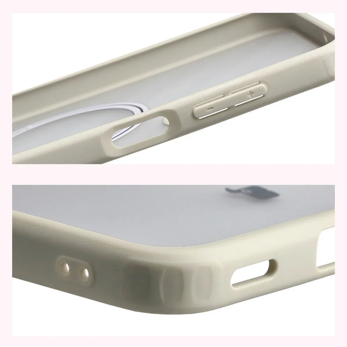 Schutzhülle mit Magnetring + gehärtetem Glas Bizon MatteO Pack für Galaxy A17 5G, Getönt-Beige - Image 6