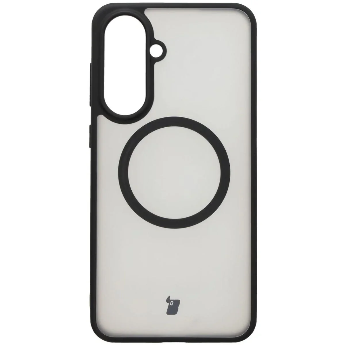Schutzhülle mit Magnetring + gehärtetem Glas Bizon MatteO Pack für Galaxy A56 5G, Getönt-Schwarz - Image 2