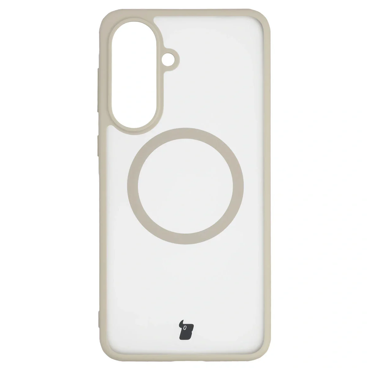 Schutzhülle mit Magnetring + gehärtetem Glas Bizon MatteO Pack für Galaxy A57 5G, Getönt-Beige - Image 2