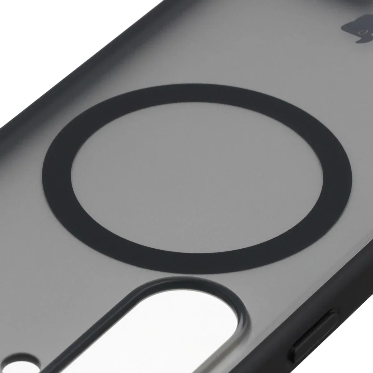 Schutzhülle mit Magnetring + gehärtetem Glas Bizon MatteO Pack für Galaxy S26, Getönt-Schwarz - Image 4