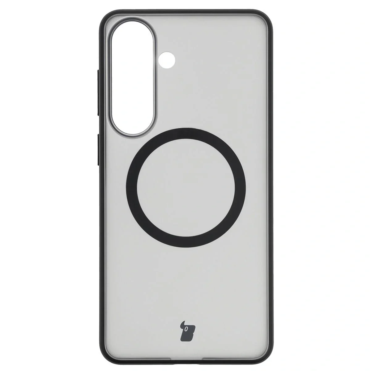 Schutzhülle mit Magnetring + gehärtetem Glas Bizon MatteO Pack für Galaxy S26 Plus, Getönt-Schwarz - Image 2