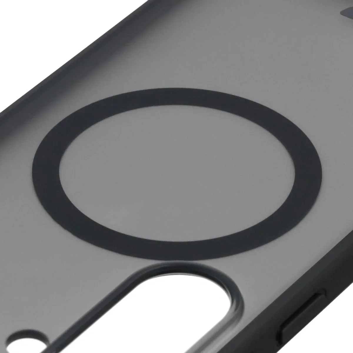 Schutzhülle mit Magnetring + gehärtetem Glas Bizon MatteO Pack für Galaxy S26 Plus, Getönt-Schwarz - Image 4