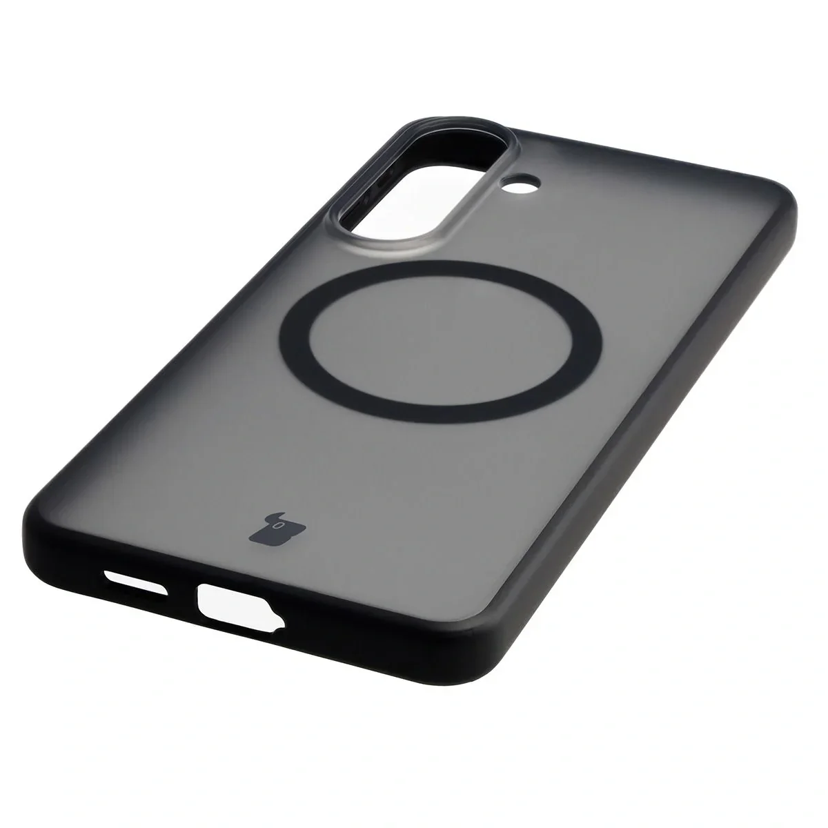 Schutzhülle mit Magnetring + gehärtetem Glas Bizon MatteO Pack für Galaxy S26 Plus, Getönt-Schwarz - Image 7