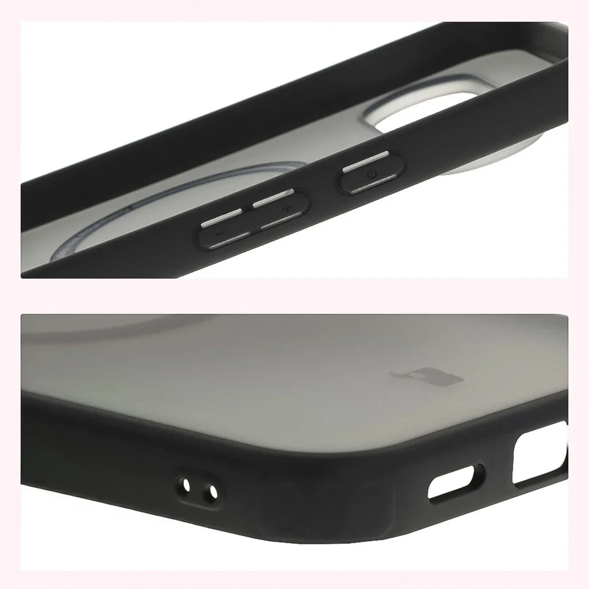 Schutzhülle mit Magnetring + gehärtetem Glas Bizon MatteO Pack für Google Pixel 10 Pro XL, Getönt-Schwarz - Image 6