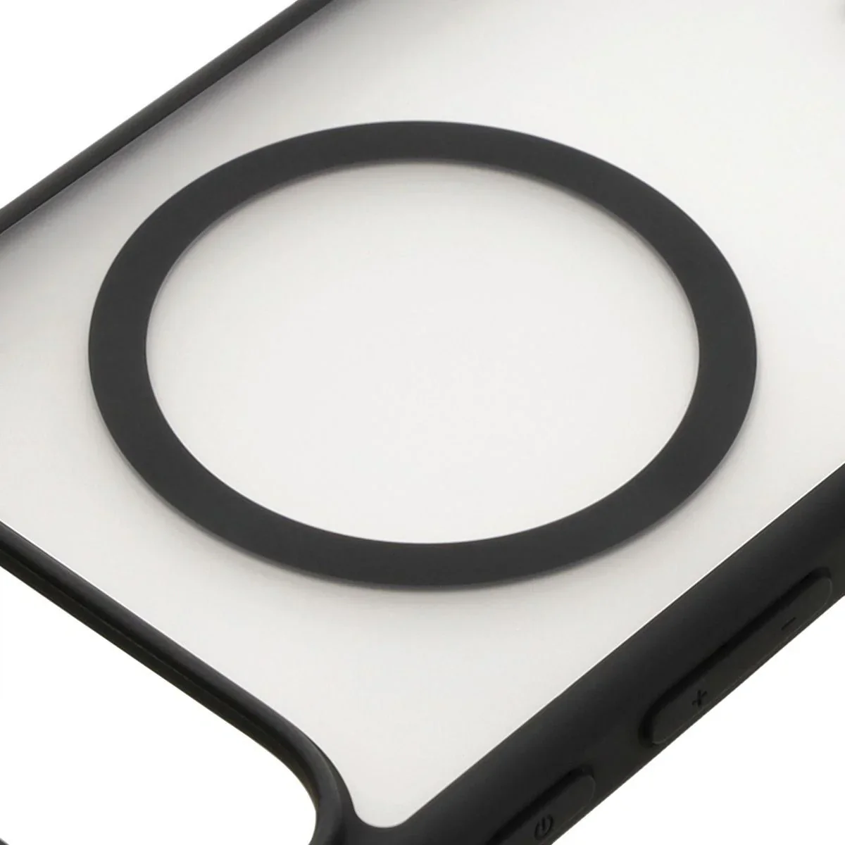 Schutzhülle mit Magnetring + gehärtetem Glas Bizon MatteO Pack für Google Pixel 9 / 9 Pro, Getönt-Schwarz - Image 4