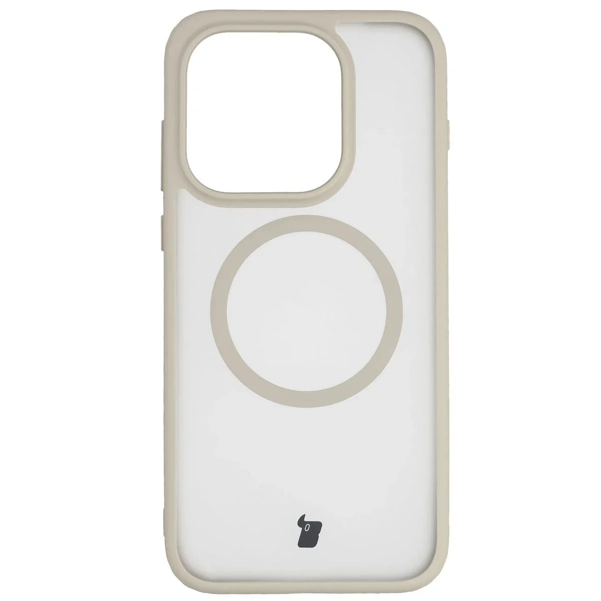 Schutzhülle mit Magnetring + gehärtetem Glas Bizon MatteO Pack für OnePlus 15, Getönt-Beige - Image 2