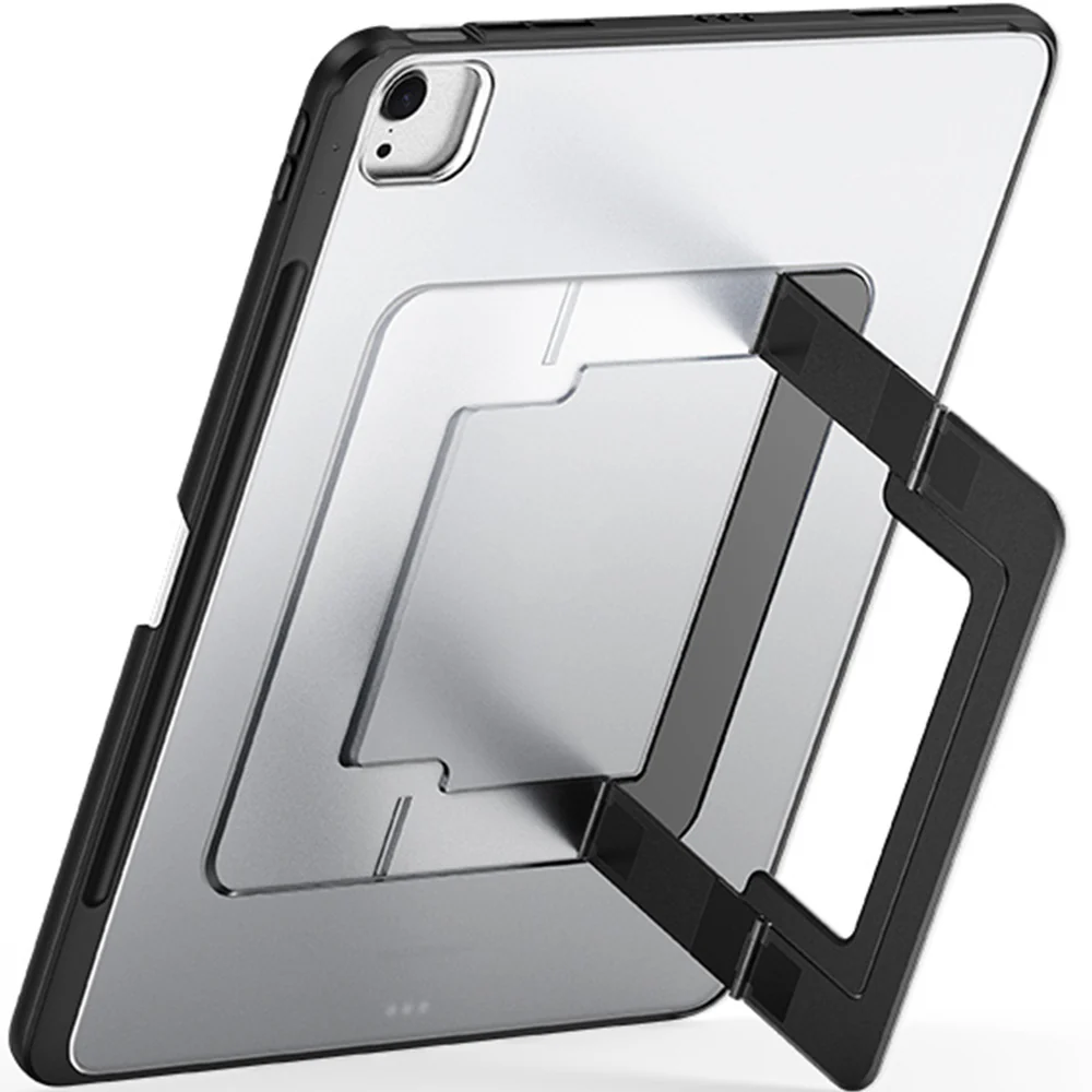 Schutzhülle mit Ständer für iPad Air 13" M4/M3/M2, Dux Ducis Axis, Transparent-Schwarz - Image 5