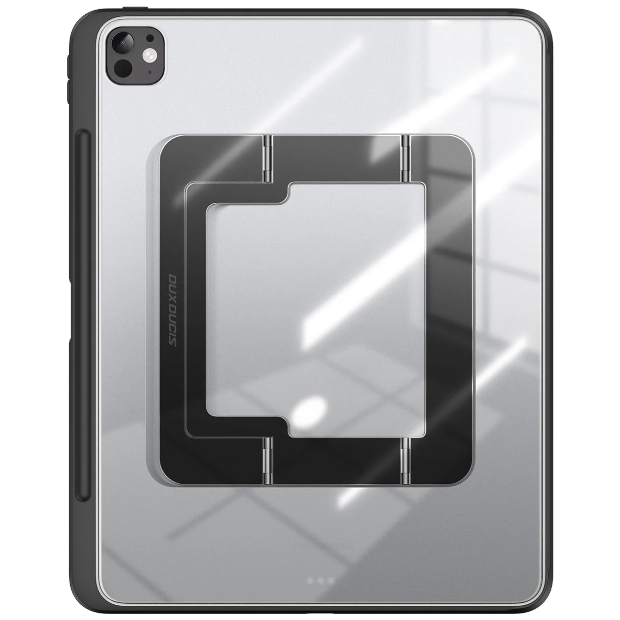 Schutzhülle mit Ständer für iPad Pro 11 M5 2025 / Pro 11" M4 2024, Dux Ducis Axis, Transparent-Schwarz - Image 2