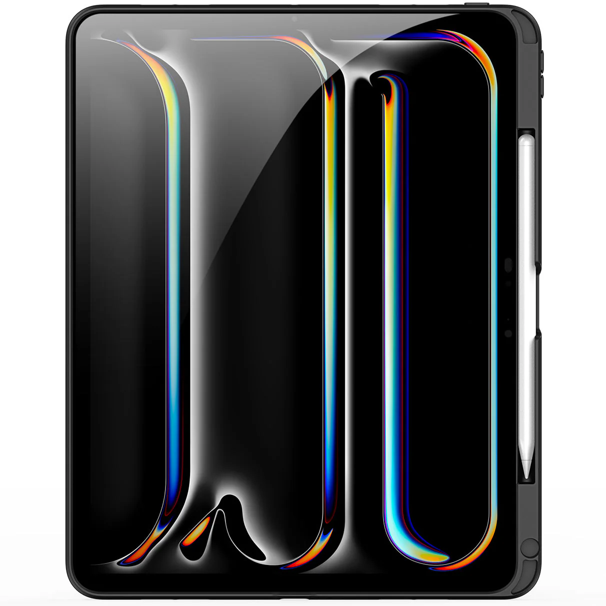 Schutzhülle mit Ständer für iPad Pro 11 M5 2025 / Pro 11" M4 2024, Dux Ducis Axis, Transparent-Schwarz - Image 3