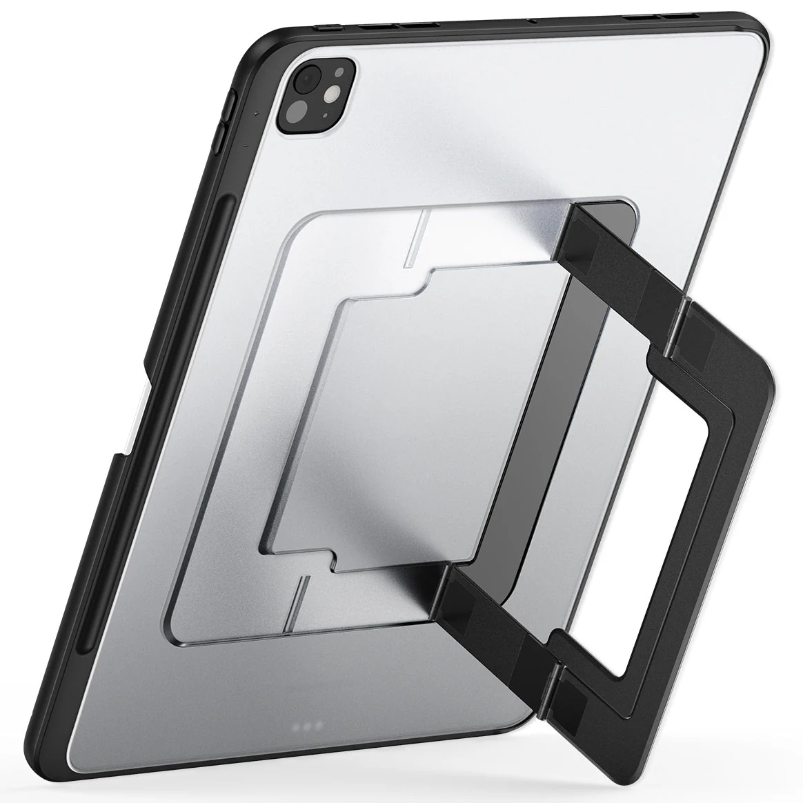 Schutzhülle mit Ständer für iPad Pro 11 M5 2025 / Pro 11" M4 2024, Dux Ducis Axis, Transparent-Schwarz - Image 5