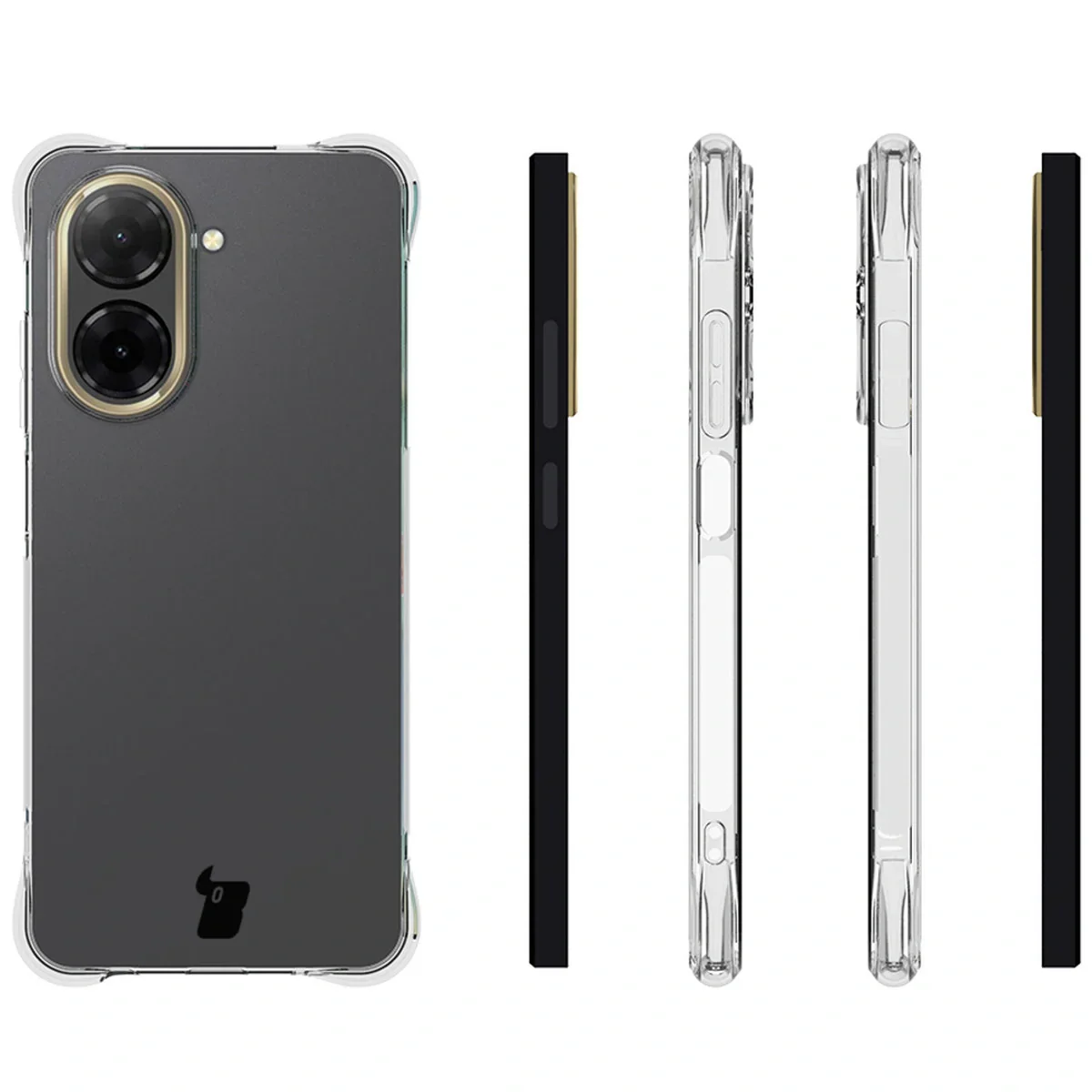 Schutzhülle + 2x gehärtetes Glas für Xiaomi Redmi A5 4G / POCO C71 4G, Bizon Case Clear Pack, Transparent - Image 4