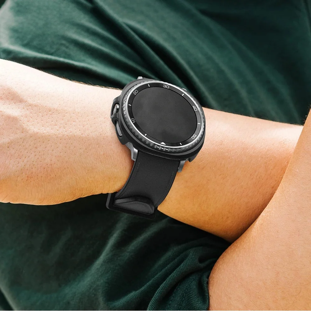 Schutzhülle Ringke Slim 2-pack für Galaxy Watch 8 Classic 46mm, Transparent und Schwarz - Image 3