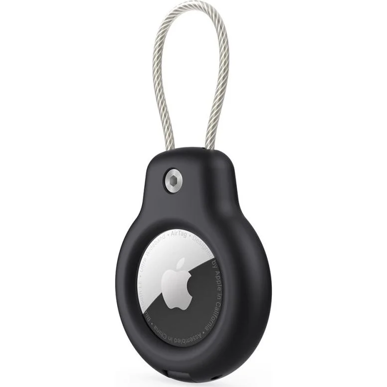 Schutzhülle / Schlüsselanhänger für Apple AirTag, Tech-Protect Rough Vein, 2 Stück, Schwarz - Image 3
