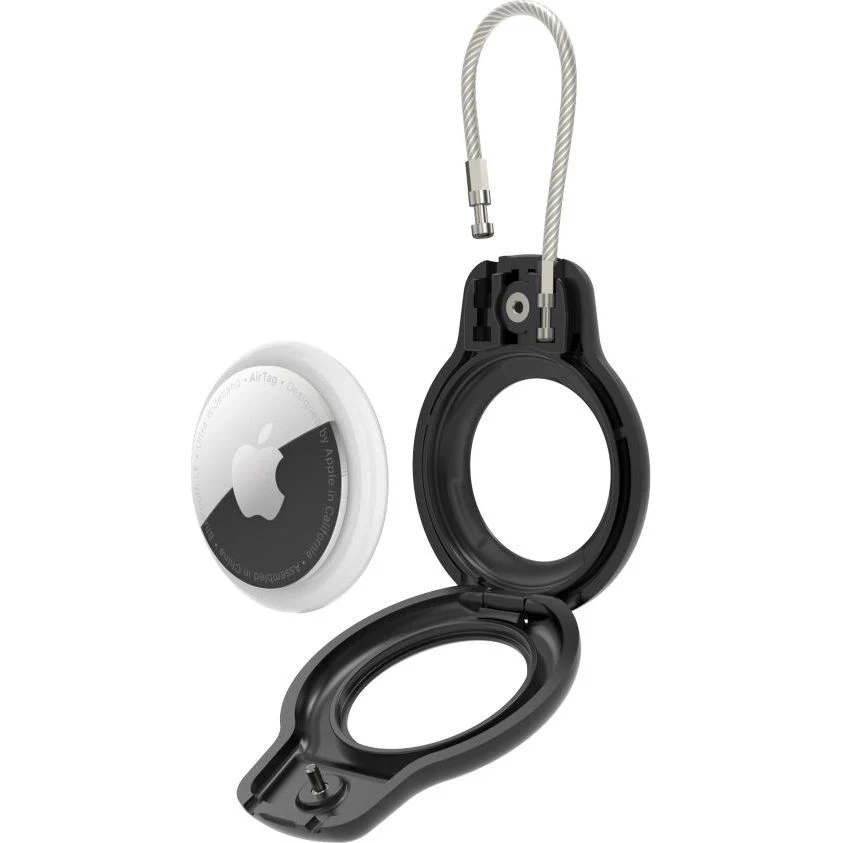 Schutzhülle / Schlüsselanhänger für Apple AirTag, Tech-Protect Rough Vein, 2 Stück, Schwarz - Image 4
