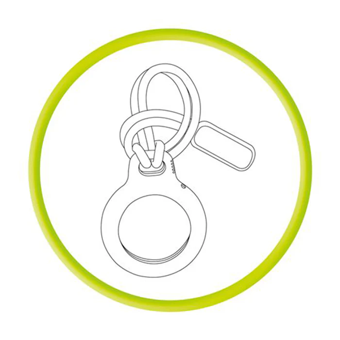 Schutzhülle / Schlüsselanhänger für Apple AirTag, Mobile Origin AirTag Loop Case A1, Rosa - Image 4