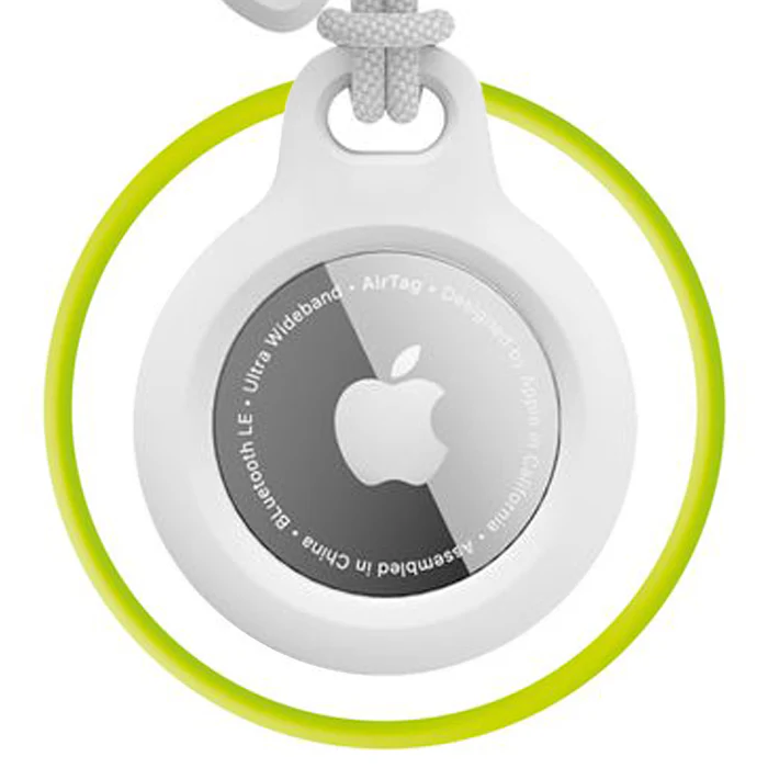 Schutzhülle / Schlüsselanhänger für Apple AirTag, Mobile Origin AirTag Loop Case A1, Weiß - Image 4