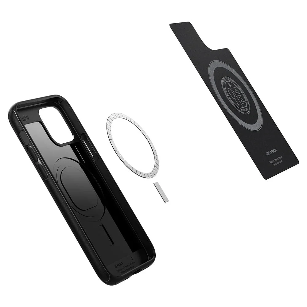 Schutzhülle Spigen Mag Armor MagSafe für iPhone 12 / 12 Pro, Schwarz - Image 4