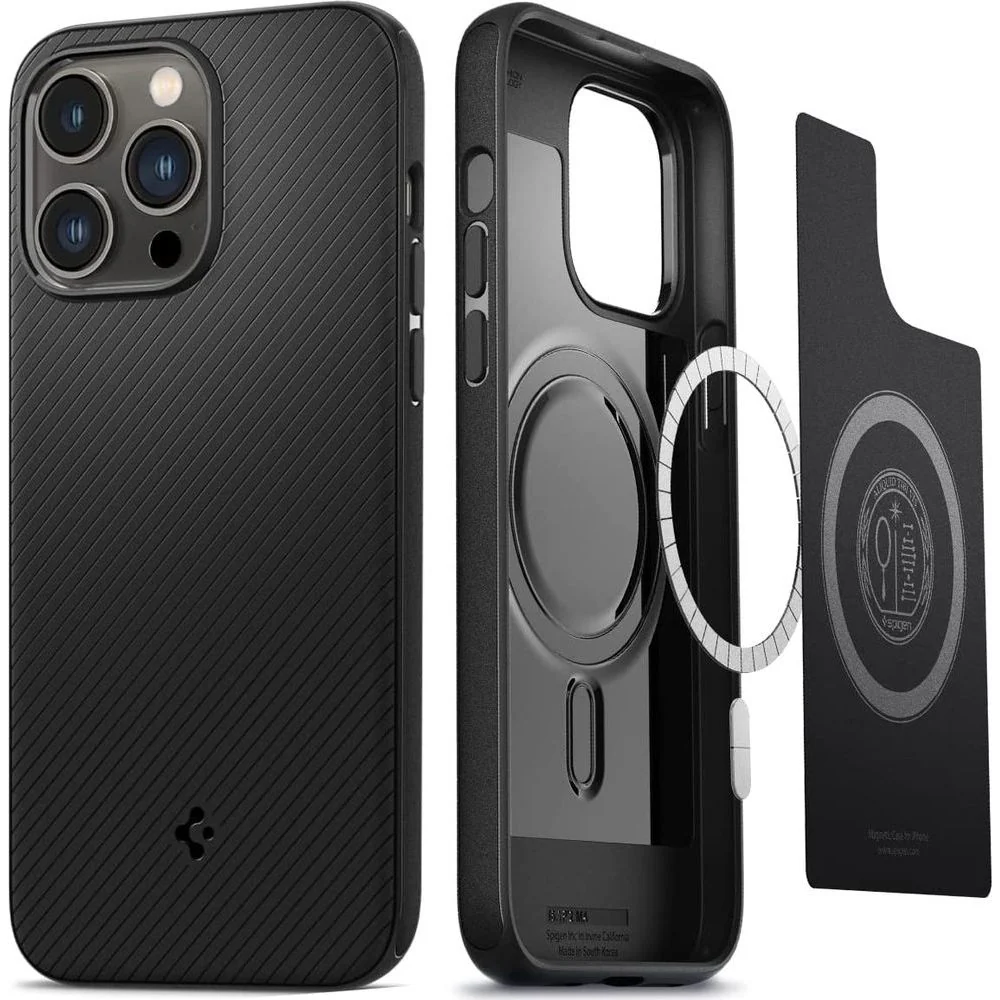 Schutzhülle Spigen Mag Armor mit MagSafe für iPhone 14 Pro Max, Schwarz - Image 2
