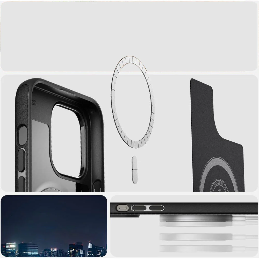 Schutzhülle Spigen Mag Armor mit MagSafe für iPhone 14 Pro Max, Schwarz - Image 7