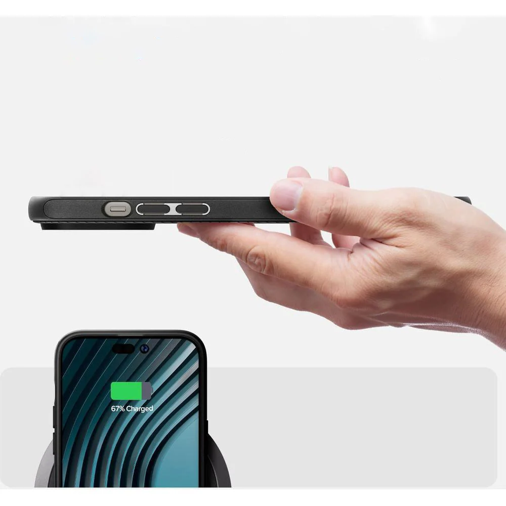 Schutzhülle Spigen Mag Armor mit MagSafe für iPhone 14 Pro Max, Schwarz - Image 8