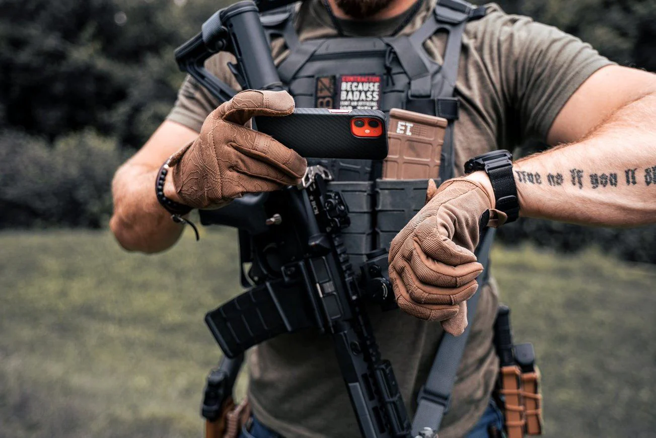 Schutzhülle Tactical MagForce Aramid für iPhone 15 Pro, Schwarz - Image 4