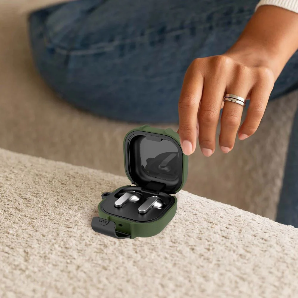 Schutzhülle Tech-Protect Slim Hook für Samsung Galaxy Buds 4 / 4 Pro, Grün - Image 10